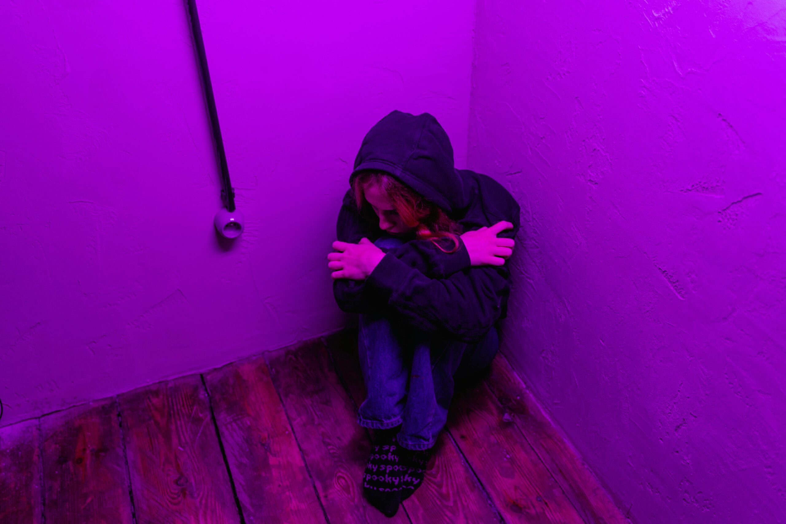 I am thinking about self-harming. Teen receiving guidance and hope through faith, supported by Meadowcroft Ministries in their walk with Jesus during tough times.